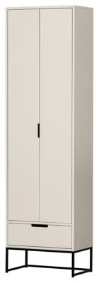 WOOOD Opbergkast 'Silas' Grenen, 210 x 60cm, kleur Dust