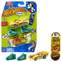 Mattel Ot Wheels Skate Collector Skate + voertuig geel - thumbnail