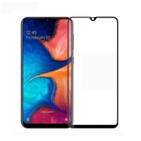 MOFI 9u 3D explosie-proof gebogen scherm getemperd glas film voor Galaxy A20 (zwart) - thumbnail