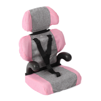 Poppen Autostoeltje Nomad - Melange Grijs Roze - thumbnail