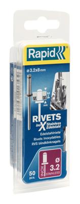 Rapid RVS klinknagel | Ø3.2 x 8 mm - 5000393