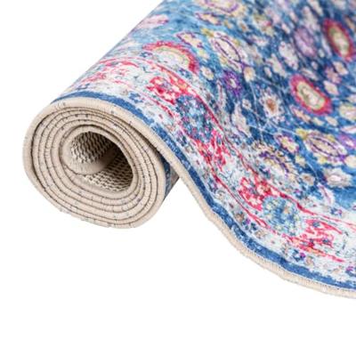 VidaXL Vloerkleed wasbaar anti-slip 160x230 cm meerkleurig