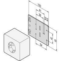 nVent SCHROFF 20118537 Montageplaat 1 stuk(s) - thumbnail