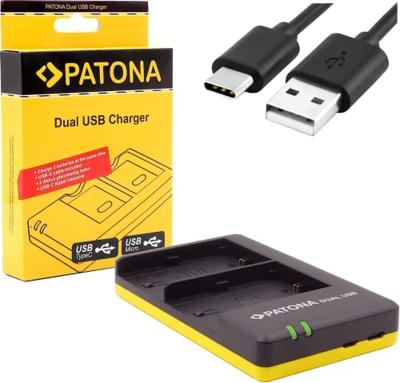 Canon LP-E6 Dual USB lader (Patona)