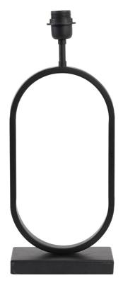 Light & Living Tafellamp 'Jamiri' 45cm, kleur Mat Zwart (excl. kap)