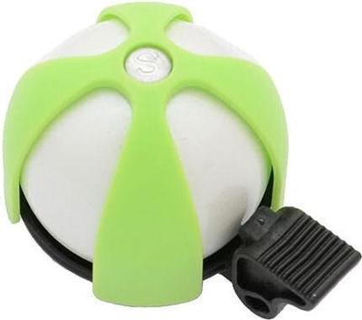 Simson fietsbel sport wit-lime op kaart Simson fietsbel sport wit-lime op kaart