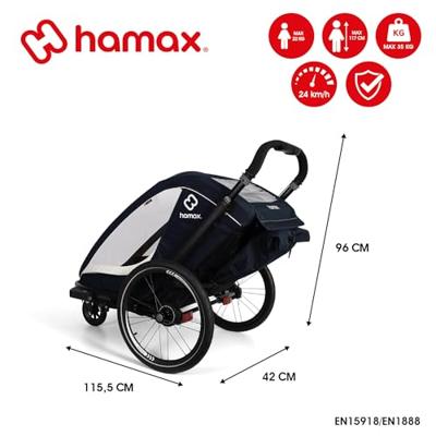 HAMAX Breeze one - navy / cream