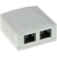 ACT FA6002 Modulair opbouwdoos unshielded 2-voudig CAT6 - thumbnail