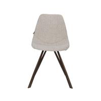 Dutchbone Franky Eetkamerstoel Bouclé - Greige - thumbnail