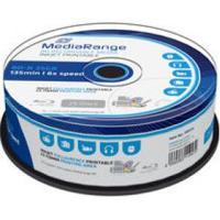 MediaRange BD-R 25 GB 6-voudige schrijfsnelheid, volledig bedrukbaar, 25 stuks cakebox - thumbnail