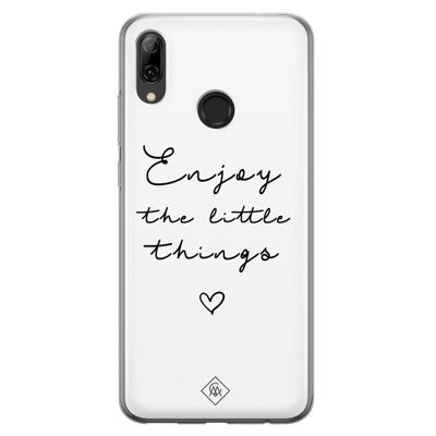Huawei P Smart 2019 siliconen hoesje - Enjoy life