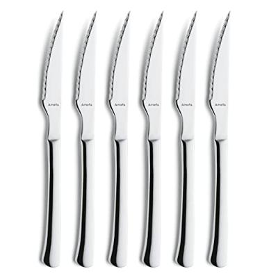 Amefa Chuletero Steakmessen 6 Stuks RVS