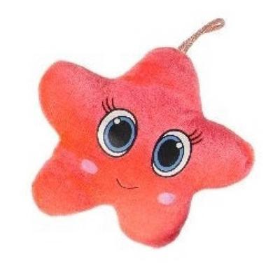 LG-Imports knuffel ster 16 cm pluche roze