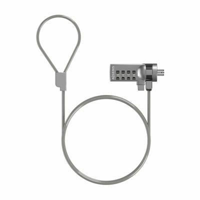 Veiligheidskabel Aisens ASLK-D40N01-SL Zilverkleurig 1,5 m