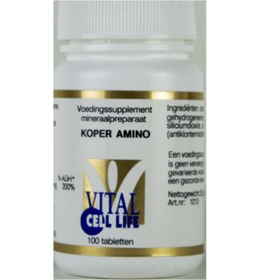 Vital Cell Life Koper Amino Tabletten Vital Cell Life Koper Amino Tabletten