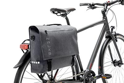 Newlooxs New looxs varo messenger schoudertas - zwart - waterdicht - 15l - thumbnail