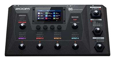 Zoom B6 basgitaar multi-effectpedaal
