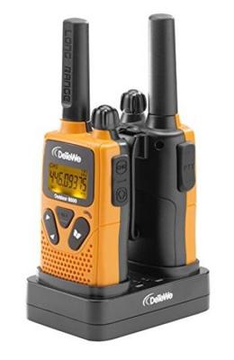 DeTeWe Outdoor 8500 twee-weg radio 8 kanalen 446 MHz Zwart, Oranje