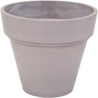 Pot - MEGA COLLECTIES - Ecostone Plantenbak - Ø 41 cm - H 35 cm - Taupe - thumbnail