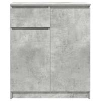 Dressoir met lade 71x35x84 cm spaanplaat betongrijs - thumbnail