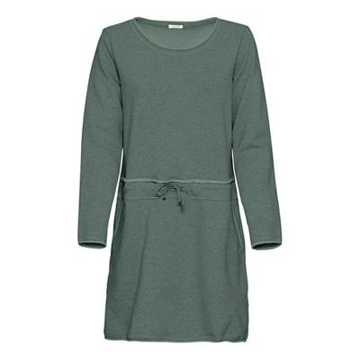 Sweatjurk, jade-gemêleerd 36/38 Sweatjurk, jade-gemêleerd 36/38