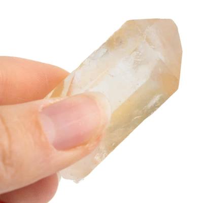 Ruwe Braziliaanse Gele Kwarts Edelsteen Punt 4 - 6 cm Ruwe Braziliaanse Gele Kwarts Edelsteen Punt 4 - 6 cm
