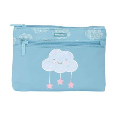 Schoolpennenzak Safta Nube Wolken Blauw 23 x 16 x 3 cm Schoolpennenzak Safta Nube Wolken Blauw 23 x 16 x 3 cm