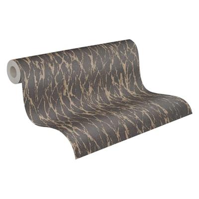 Livingwalls Smart Surfaces - Zwart - Metallic - 395635