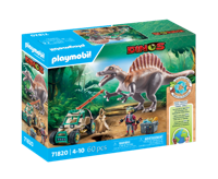 PLAYMOBIL 71820 Spinosaurus, onderzoeker en voertuig met draaibare kraan, dino's, 60 onderdelen, vanaf 4 jaar - thumbnail