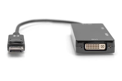 Digitus AV Converter AK-340418-002-S [DisplayPort - HDMI, DVI, VGA] 3840 x 2160 Pixel
