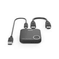 Hama Wireless-Display-Adapter, HDMI™, Full-HD 1080p, inkl. Kabel Draadloos Full HD presentatiesysteem 30 m 1920 x 1080 Pixel - thumbnail