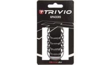 Trivio - spacer 5mm 1 1/8" aluminium zwart - 5 stuks - thumbnail