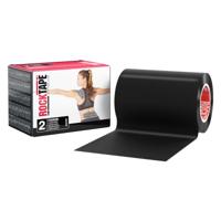 RockTape (10cm x 5m) zwart - thumbnail