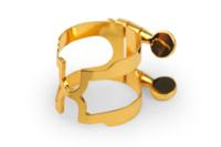 D&apos;Addario Woodwinds HBS2G H-Ligature & Cap voor bariton saxofoon (Hard rubber, Gold) - thumbnail