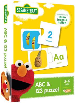 Bongers Speelgoed Sesamstraat abc en 123 puzzelspel