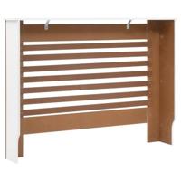 Radiatorombouw 112x19x81,5 cm MDF wit - thumbnail