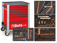 Beta BW 2400S R7/E-S Gereedschapswagen met 7 laden, gevuld met gereedschap | 240 Delig - 024006323 - thumbnail