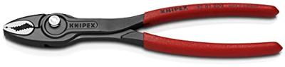 Knipex Frontgrijptang | lengte 200 mm | gepolijst kunststof mantel | zwart gefosfateerd | 1 stuk - 82 01 200 - 82 01 200 - thumbnail