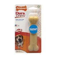 Nylabone dura chew pindakaas voor harde bijters hypoallergeen - thumbnail