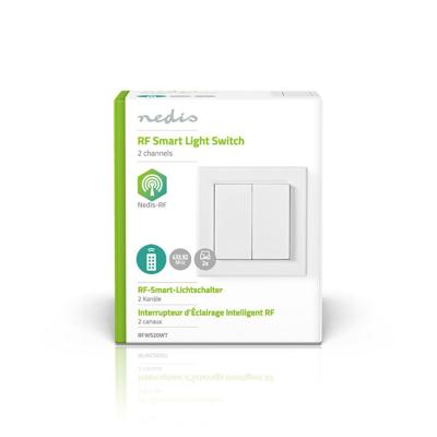 Nedis rfws20wt rf smart lichtschakelaar tweevoudig Nedis rfws20wt rf smart lichtschakelaar tweevoudig