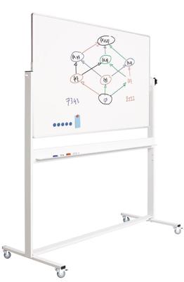 Smit Visual kantelbord, gelakt staal, magnetisch, aluminium frame, 150 x 120 cm