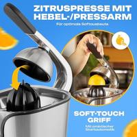 Profi Cook PC-ZP 1154 Citruspers 160 W RVS, Zwart - thumbnail