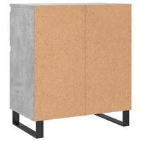 Dressoir 60x35x70 cm bewerkt hout betongrijs - thumbnail
