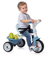 Smoby Baby Balade Driewieler met Fluisterbanden Blauw/Wit - thumbnail