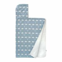 Fresk badcape Whale Blue Fog - thumbnail