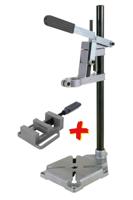 Wolfcraft Tafelboormachine Boorstandaard met Machineklem/Bankschroef - 3406301 - thumbnail