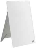 nobo Glazen notitiebord Diamond Glass Desktop (b x h) 216 mm x 297 mm Stralend wit Incl. tafelstandaard, Incl. boardmarker - thumbnail