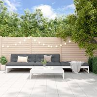 4-delige Loungeset massief grenenhout wit - thumbnail