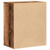 VidaXL Schoenenkast 60x35x70 cm bewerkt hout oud houtkleurig - thumbnail