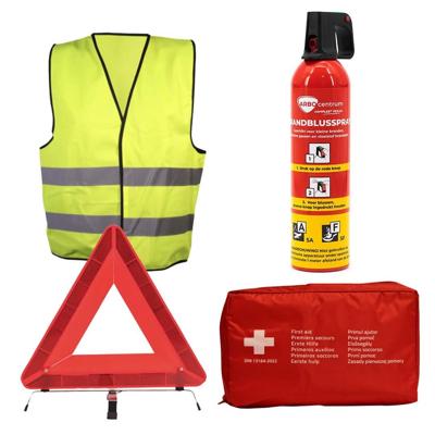 Auto veiligheidspakket EHBO pech en brandpreventie - Auto veiligheidspakket